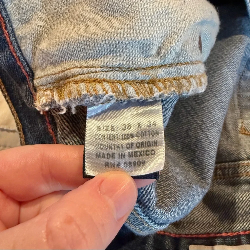 Cremieux Men’s Bootcut Denim Jeans 38x34